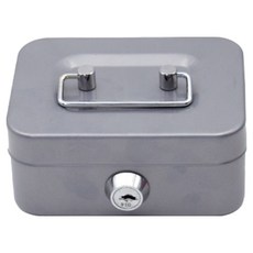 abm 金屬鑰匙存錢筒, 灰色, 1個