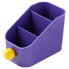 골드팡 비비드 책상정리 다용도 보관함 연필꽂이, 비비드 퍼플, 1개