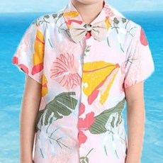 Eyoumong 兒童 Vinko 夏威夷風休閒短袖襯衫