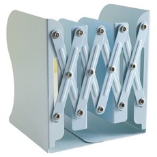 푸트로랩 길이조절형 철재 책꽂이, 블루