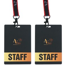 AAHM 德州撲克比賽工作人員證件掛繩, 2個, 工作人員