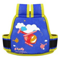 Bebehome居家百貨 反光前後兩用新款兒童機車安全帶 深藍飛機, 深藍, 1個