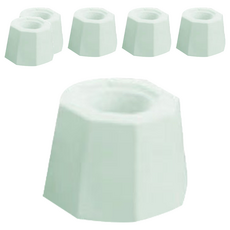 珪藻土火山形牙刷架 淺綠色 - 浴室收納必備, 6個