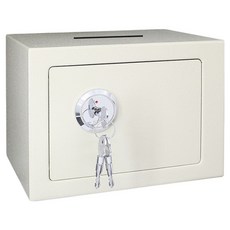 Mabso Shop 鑰匙型貴重品保管保險箱 BRP086, 白色
