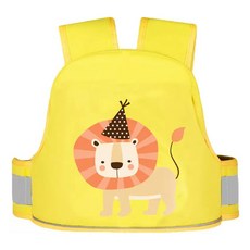 Bebehome居家百貨 反光前後兩用新款兒童機車安全帶 黃小獅, 單一顏色, 1個