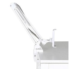 마켓비 EZFOL 스마트기기 클램프형 접이식 거치대 KS2285MBF, 화이트, 1개, P000BNEJ