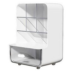 HICKIES 簡約筆筒桌面收納架, 白色, 1個