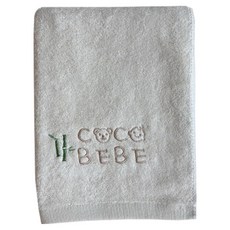 코코베베 유아용 밤부 목욕 타올 360g, 진베이지, 1개