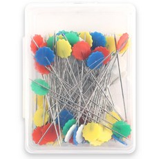 브랜드얀 수예용 파스텔 시침핀 컬러 매화 100p, 랜덤발송, 1개