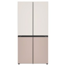 [색상선택형] LG전자 디오스 오브제컬렉션 613L 상냉장 하냉동 메탈 4도어 냉장고 Fit & Max 방문설치, M626GGA022S