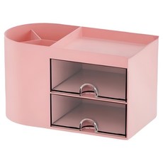 Dream It 桌面收納架 辦公用品整理盒 筆筒, 粉紅色, 1個
