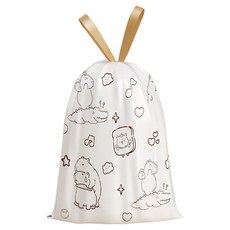 Taminayo 可愛水豚君塑膠袋 65入, 1個, 15L