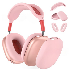 Second Best 素色 AirPods Max 保護殼 5件組, 1套, 單一商品, 粉紅色