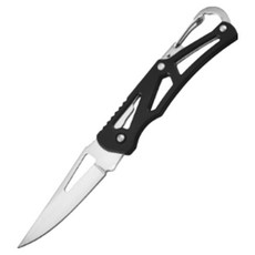 온트리 캠핑용 접이식 칼, 블랙, 1개