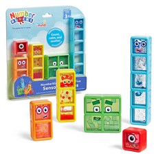 hand2mind Learning Resources 數字積木 感官瓶 1-5 IN96090, 混合顏色, 1個