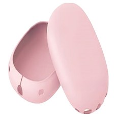 세컨드베스트 솔리드 에어팟맥스커버, 매트핑크커버, 2개