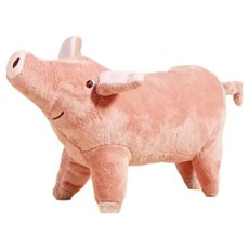 스카펫 반려동물 애착인형 돼지 꿀이, 핑크, 1개
