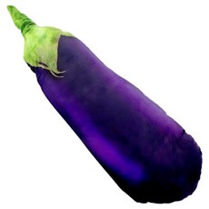 비에이비오 싱그러운 초대형 파티 장식 과일 채소 쿠션, 가지, 1개