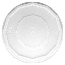 Swan 拋棄式紙碗蓋 350ml 白色 圓形, 1入, 100個