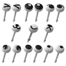 Cuteme 可愛表情符號眼睛造型籤 MP304, 1個, 15入