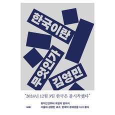 한국이란 무엇인가, 김영민(저), 어크로스, 김영민