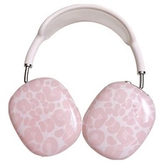 Allode 繽紛豹紋AirPods Max保護殼套組, 單一商品, NO.02 粉色