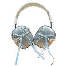 Allode 芭蕾風AirPods Max保護殼套組, 單一商品, NO.01 藍色蝴蝶結