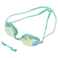 koogi adventure 高級防霧進階者用鏡面泳鏡 KA-ZMG023, 薄荷綠, 1個