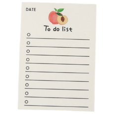 Star Store 可愛水果熊訊息菜單便利貼 款式5 50張, 1個