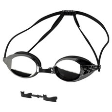 koogi adventure 高級防霧進階者用鏡面泳鏡 KA-ZMG023, 黑色, 1個