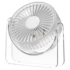 HIGHON 桌上型透明風扇 H47, 白色