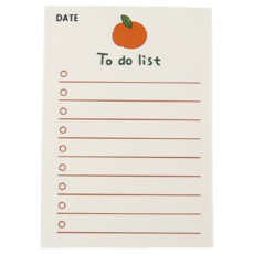 Star Store 可愛水果熊留言菜單便利貼 設計7 50張, 1個