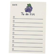 Starstore 可愛水果熊留言菜單便利貼 設計3 50入, 1個