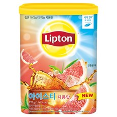 Lipton 立頓 冰茶沖泡粉隨身包 葡萄柚風味, 770g, 1罐, 1罐