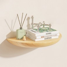 고급 인테리어 무지주 우드 벽선반 BRP075, 메이플, 1단