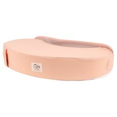 mothersbaby 幼兒用華夫格D字型哺乳枕, 蜜桃色