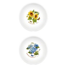 PORTmeIRION 波特玫琳恩 Botanic Garden 蝕刻湯碗 2件組, 1套, 隨機出貨