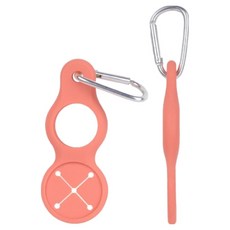 블리츠 휴대용 아웃도어 카라비너 수건 생수 물병 고리 1단, 코랄, 2개