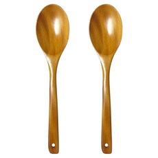 원목 황옻칠 조리기 나무 볶음스푼 특대, 2개