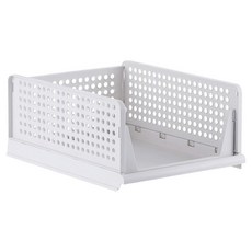 Living Mango 可折疊抽屜式衣櫃收納箱, 白色, 1個