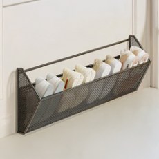 Parva 多用途縫隙層架鞋子整理架, 黑色, 1個