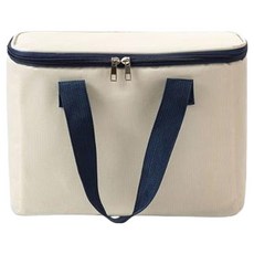 舒適空間 大容量便當袋 保溫保冷袋, 1個, 米色