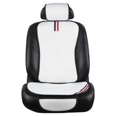 GMZ MOTORS 汽車座椅套 通風坐墊 Ultra Air Mesh 3層結構 單人前座, 白色, 1個