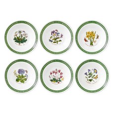 PORTmeIRION 波特玫琳恩 植物園蝕刻麥片碗6件組, 1套, 混色