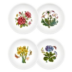 PORTmeIRION 波特玫琳恩 Botanic Garden 蝕刻堆疊新碗 4入組 直徑 9.5cm x 高 5cm, 1套, 隨機出貨