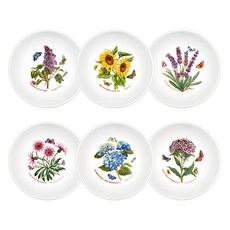PORTmeIRION 波特玫琳恩 Botanic Garden 蝕刻飯碗 6件組, 1套, 混合色