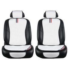 GMZ MOTORS 汽車座椅套 通風坐墊 Ultra Air Mesh 3層結構 單人前座, 白色, 2個