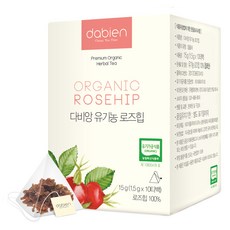 다비앙 유기농 로즈힙 차, 1.5g, 1개, 10개입