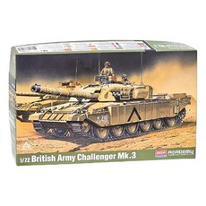 ACADEMY HOBBY MODEL KITS 1 / 72 英國陸軍挑戰者MK.3坦克塑膠模型 13426, 1個