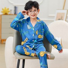 JOYMULTI MK 兒童卡通睡衣上下套裝
